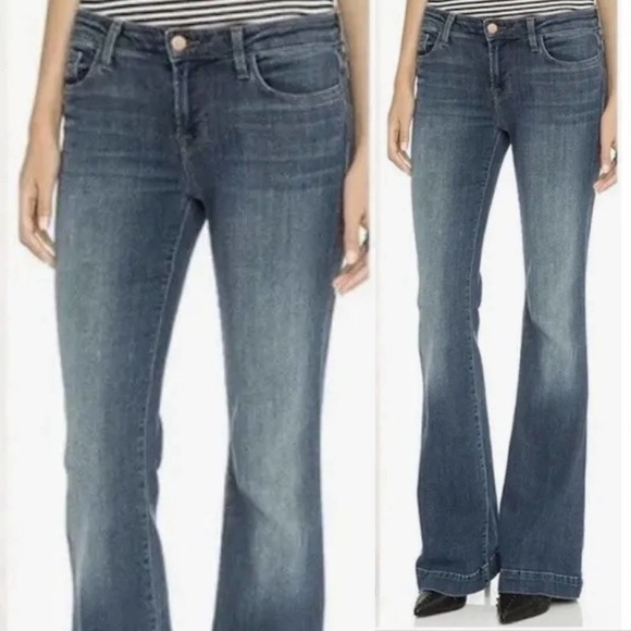 J BRAND Lovestory Flare in Ash Wash, size 26 - Picture 1 of 11
